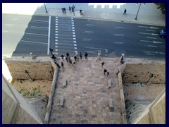 Views from Torres de Serranos 13 - the foot of the gate at Carrer de la Blanqueria